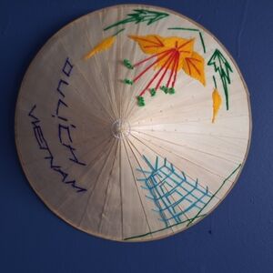 Vietnamese Embroidered Conical Hat